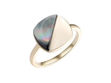 Кольцо декоративное Fresh Jewelry, серебро 925 проба, вставка перламутр