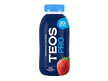 Коктейль молочный Teos Pro клубника 330 г