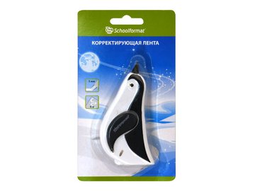 Корректирующая лента-роллер Schoolformat Пингвин КРЛ-ПН