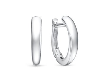 Серьги с английским замком DELTA, серебро 925 проба