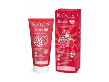 Паста зубная для детей R.O.C.S. Малина и клубника 4-7 лет, 45 г