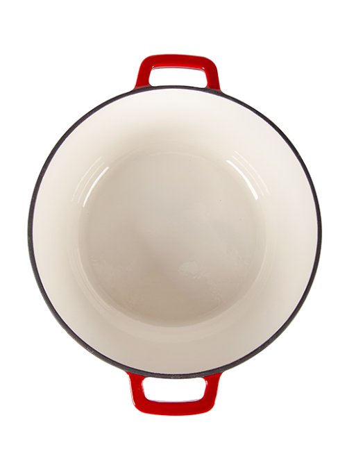 Набор посуды чугунный эмалированный Brazier-1 Max (red), фото 12 из 48