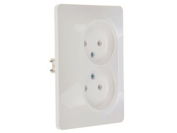 Розетка GLOSSA GSL000120 белая