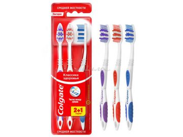 Мила акции Пружаны - Щетка зубная Colgate Классика Здоровья, 2+1