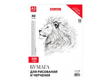 Бумага для черчения BRAUBERG 115624