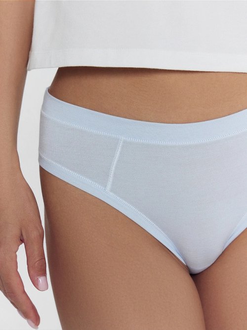 Трусы женские классические в голубом цвете, фото 7 из 8