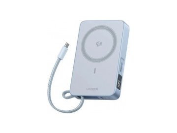 Внешний аккумулятор (power bank) ugreen magflow pb773 65958b 10000mah qi2 25w (голубой) в Пинске Электросила