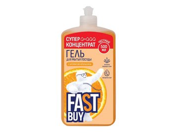 Гель для мытья посуды FASTBUY PowerWash апельсин 500 мл со скидкой в магазинах 5 элемент
