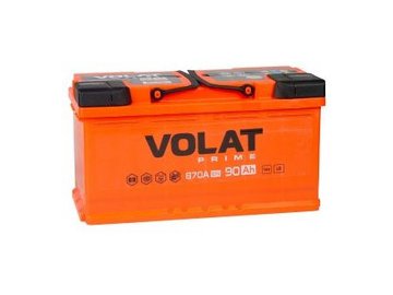Автомобильный аккумулятор Volat Prime R+ 90 Ah(VP900) на акции в магазинах 5 элемент