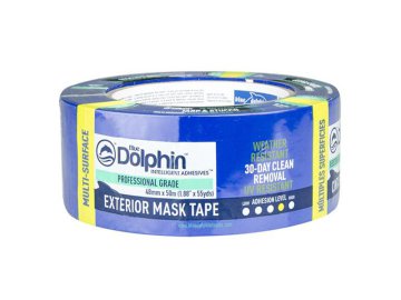 Лента малярная проф. для наружных работ Blue Dolphin 48мм x 50м синяя