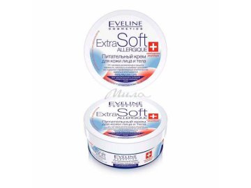 Крем для кожи лица и тела EVELINE Extra Soft Allergique питательный для чувствительной кожи, 200 мл