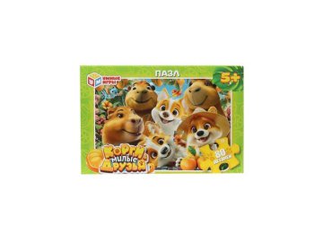 Игра настольная для детей УМНЫЕ ИГРЫ Корги и Милые друзья
