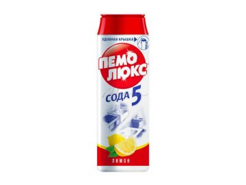 Порошок чистящий ПЕМОЛЮКС Сода 5 с лимоном, 480 г
