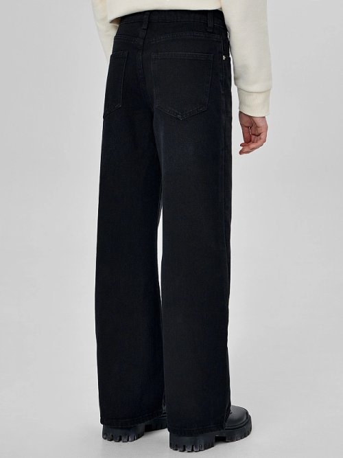 Джинсы для девочек черные, фото 3 из 7