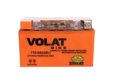 Мотоаккумулятор 10Ah (iGEL) L+ VOLAT YTZ10S