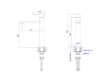 Смеситель AV Engineering AVBON1-BW1