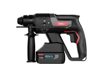 Аккумуляторный перфоратор DELI EDE-DC20-2D4 (с 2-мя АКБ, кейс) 5 элемент