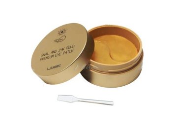 Патчи д/области вокр.глаз L.SANIC С муцином улитки и золотом 60шт Гидрогелевые