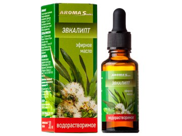 Масло эфирное водорастворимое, 30 мл ЭВКАЛИПТ