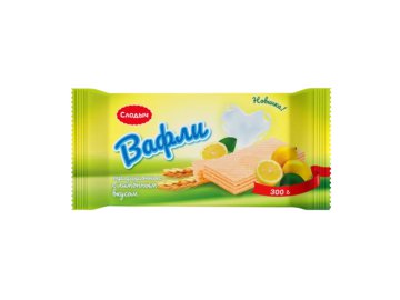 Вафли Слодыч Традиционные с лимонным вкусом 300 г