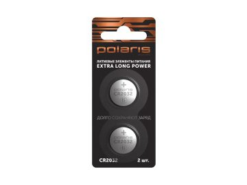 Батарейки polaris pb cr2032 (2шт) premium Электросила