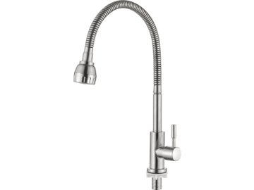Смеситель для кухни моно из нержавейки Ledeme арт. L74295