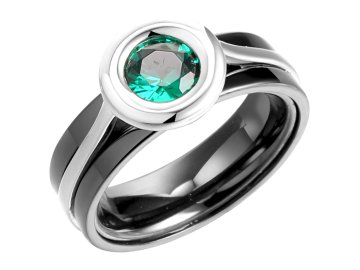 Кольцо декоративное Fresh Jewelry, серебро 925 проба, вставка нанокристалл