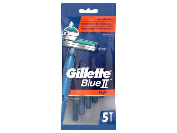 Бритва одноразовая GILLETTE Blue II plus, 5 шт.
