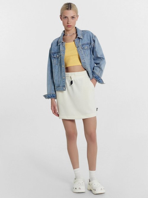 Юбка женская в молочно-бежевом цвете, фото 5 из 5