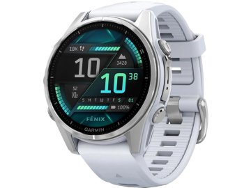 Garmin Fenix 8 AMOLED 43 мм (белый корпус/белый ремешок) в Бобруйске МТС
