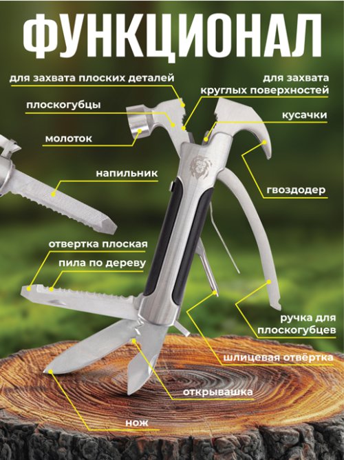 Мультитул Lion, фото 2 из 224