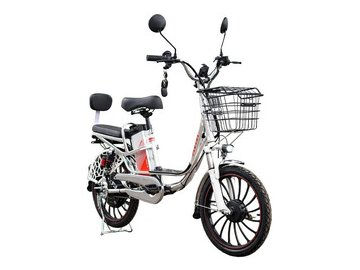 Электровелосипед AVM E-ALFA 20 Pro (серебристый)