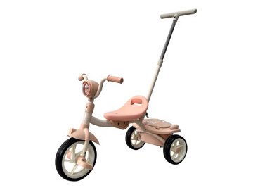 Трехколесный велосипед с ручкой Bubago Jerry BG 200-1 (розовый)