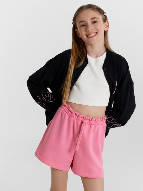 Шорты для девочек розовые, фото 2 из 6