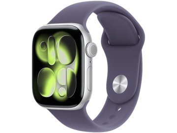 Apple Watch Series 11 42 мм (серебро/фиолетовый , M/L) в Минске МТС