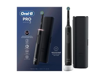 Электрическая зубная щетка Braun Oral-B Pro 3 3500/D505.513.3X (черный)