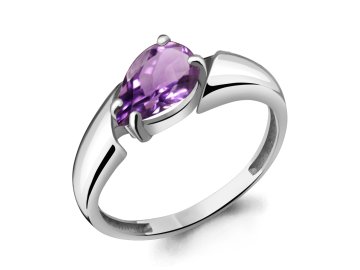Кольцо декоративное Aquamarine, серебро 925 проба