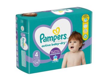 Подгузники детские PAMPERS Active Baby-Dry Maxi 9-14 кг, 40 шт