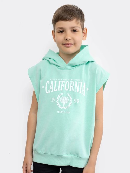 Жилет с капюшоном для мальчика, фото 3 из 5