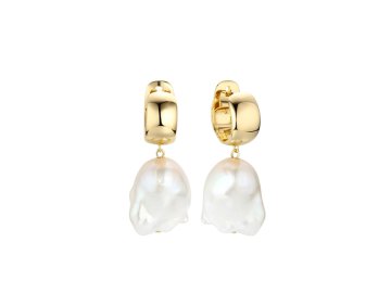 Серьги длинные Fresh Jewelry, серебро 925 проба, вставка жемчуг