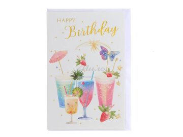 Открытка Happy Birthday, арт. 7012308123 Мила