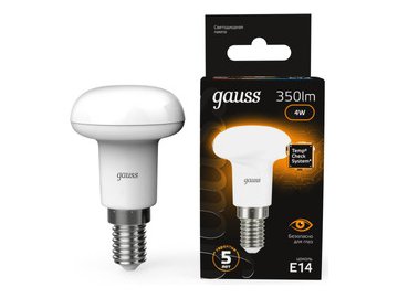 Лампа Gauss LED Reflector R39 E14 4W 2700K/3000K 106001104