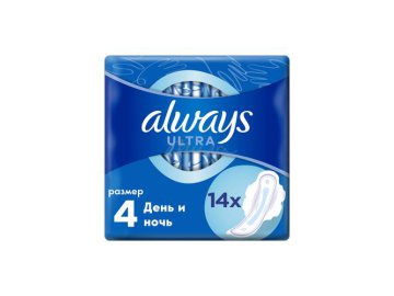 Прокладки женские ALWAYS Ultra Night, 14 шт.