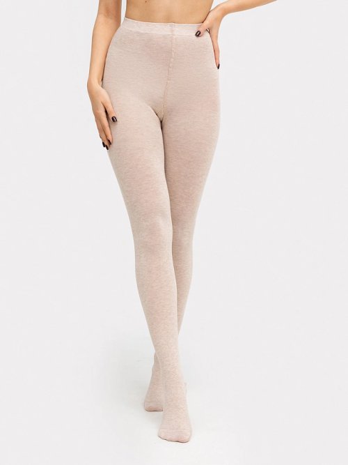 Колготки женские в бежевом цвете, фото 3 из 6