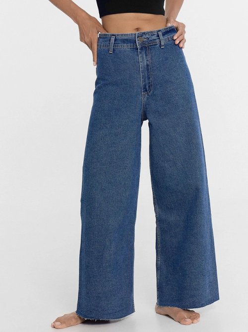 Джинсы женские wide leg синие, фото 4 из 20