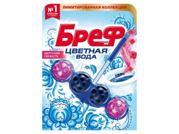 Средство чистящее для унитаза БРЕФ «Цветная вода» Цветочная Свежесть "БРЕФ" 50 г