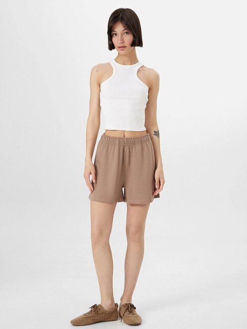 Шорты женские коричневые, фото 3 из 7