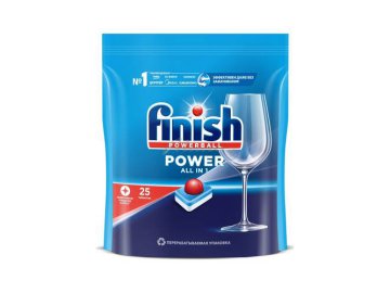 Таблетки для посудомоечных машин FINISH max, 25 шт Мила
