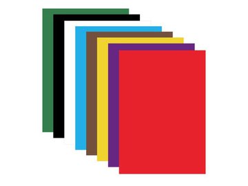 Набор цветного картона BRAUBERG Кот-рыболов 129910 (8 листов, 8 цветов)