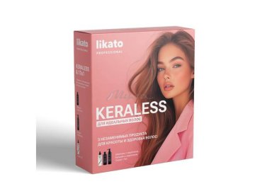 Подарочный набор LIKATO Professional Шампунь, 250 мл + бальзам, 250 мл + спрей для волос, 250 мл